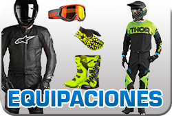 EQUIPACIONES DE MOTO CROSS DE QUAD