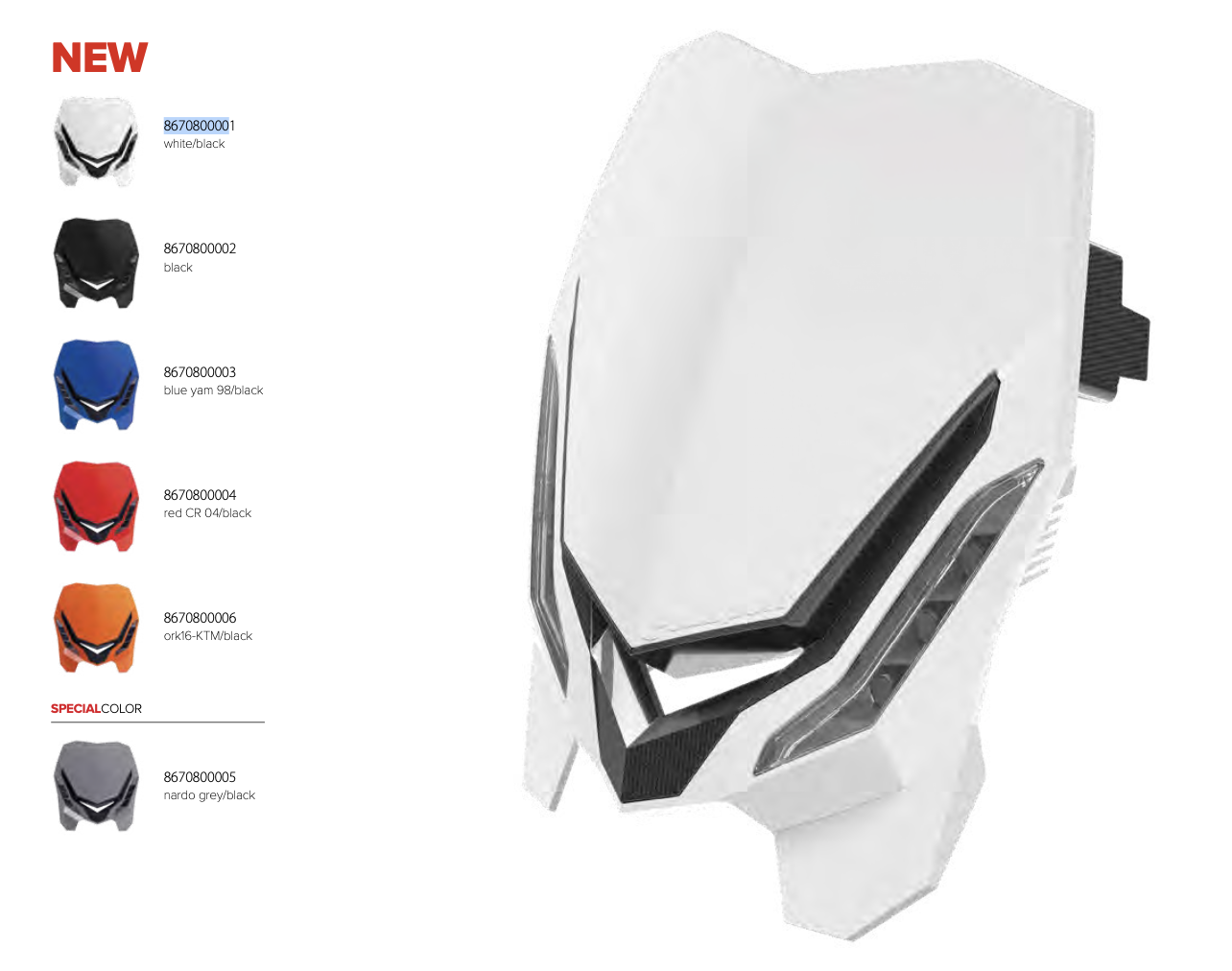 FAROS DELANTEROS DE MOTO : FARO MOTOS DE ENDURO E-BLAZE POLISPORT