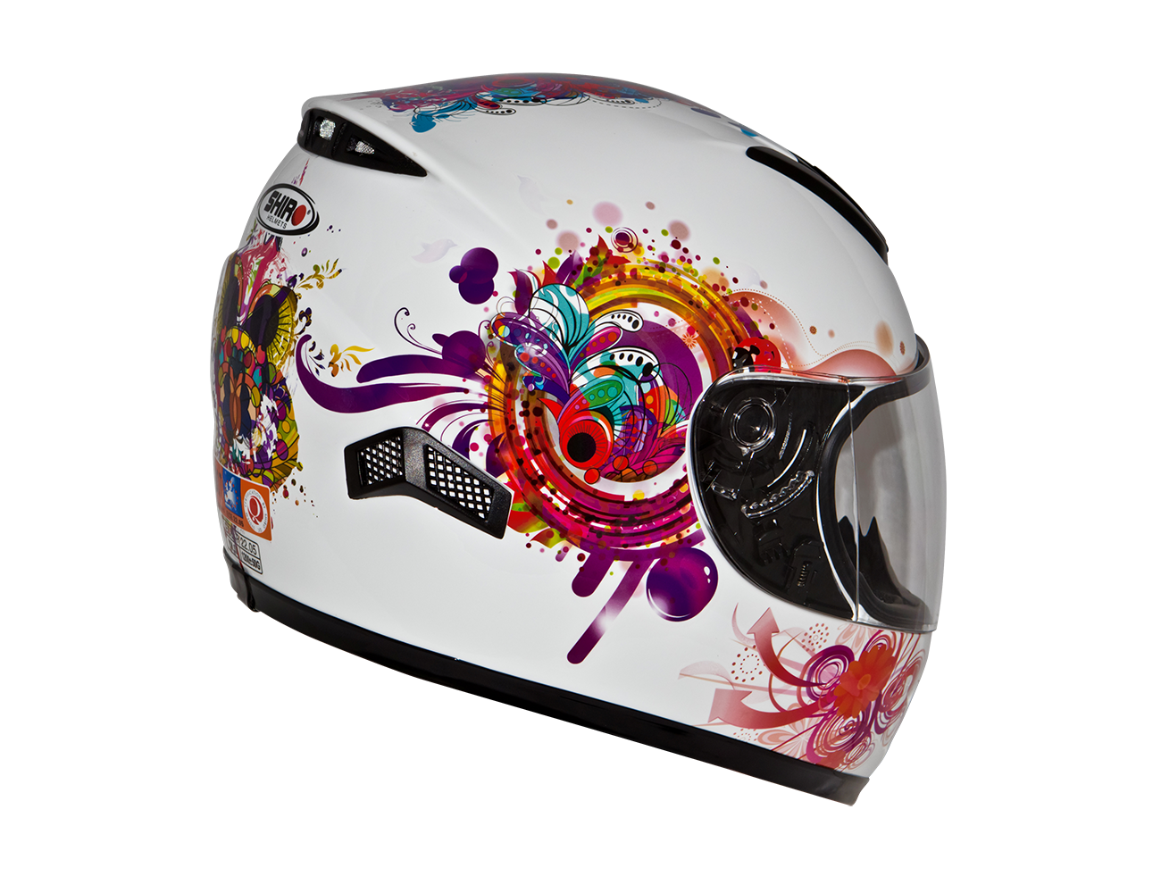 CASCO INFANTIL DE MOTO DE CARRETERA SHIRO SH-829 PRINCESS